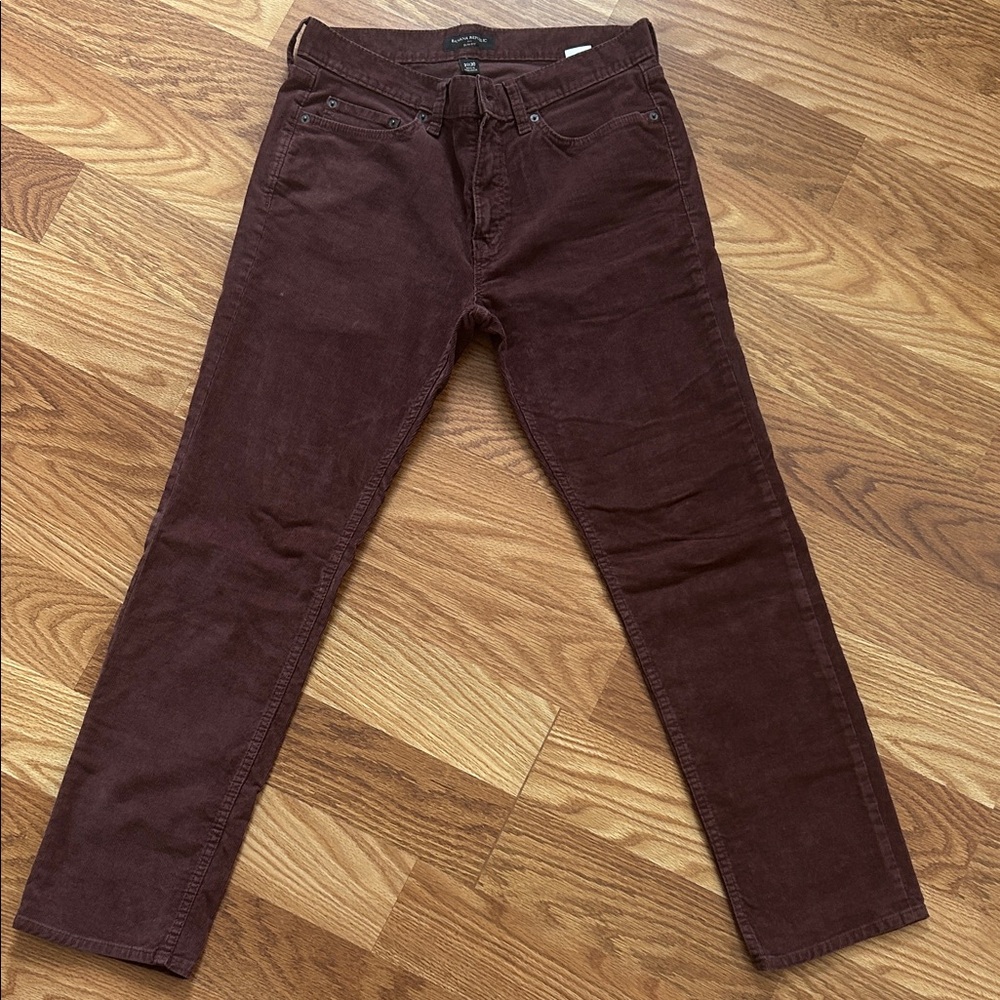 Banana Republic Men's Corduroy Pants - Burgundy Color